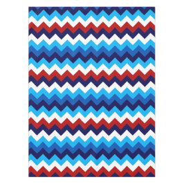 Niedlich Red White Blue Chevrons Small Tablecloth Tischdecke