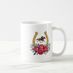 Niedlich Reitsport Rose KY 151. Derby Pferd Party Kaffeetasse