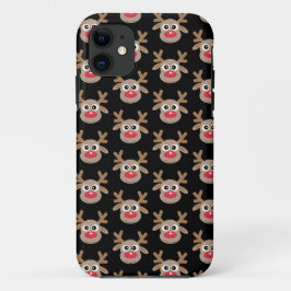 Niedlich Rentier Cartoon Pattern Weihnachten Schwa Case-Mate iPhone Hülle