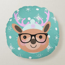 Niedlich Rentier Weihnachts-Party Scarf Hat Brille