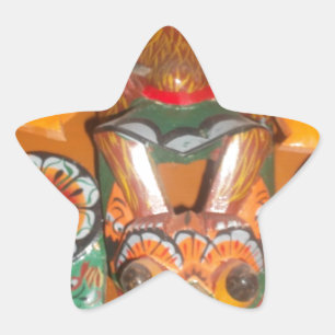 Niedlich Retro Halloween Bash Hakuna Matata Party Stern-Aufkleber