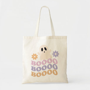 Niedlich Retro Halloween Ghost Boo Tragetasche