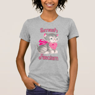 Niedlich Retro Kitten - Schmutz Faschismus T-Shirt