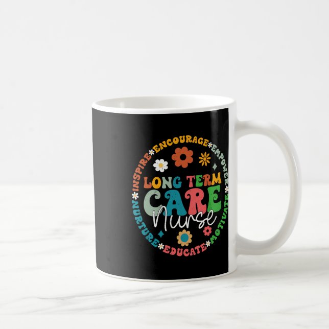 Niedlich Retro Ltc Krankenpflege Langfristige Kran Kaffeetasse (Rechts)