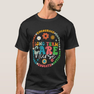 Niedlich Retro Ltc Krankenpflege Langfristige Kran T-Shirt