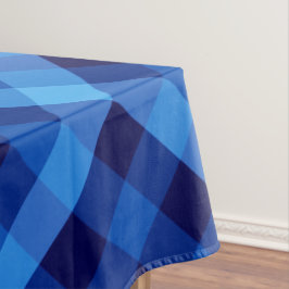 Niedlich Retro Ocean Blue Kariert Small Tableclout Tischdecke