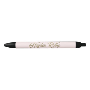 Niedlich Retro Rosa und Gold Kugelschreiber