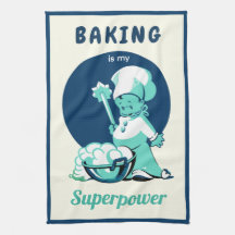 Niedlich Retro Vintag Blue Boy Baker