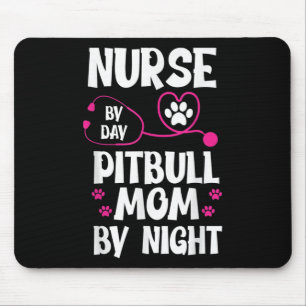 Niedlich RN Nurse Pit Bull Mama Paw Doppy Puppy Lo Mousepad