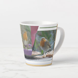 Niedlich Robin Collage Latte Tasse