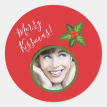 Niedlich Romantisches Weihnachtsfest Mistletoe "Ki