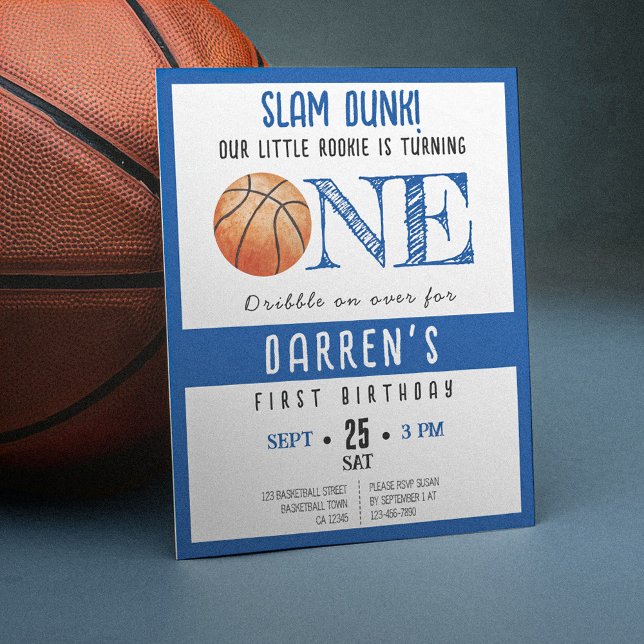 Niedlich Rookie Basketball Budget Boy 1. Geburtsta (Von Creator hochgeladen)