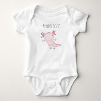 Niedlich rosa Axolotl