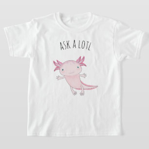 Niedlich rosa Axolotl T-Shirt