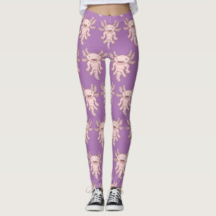 Niedlich rosa Axolotl Thunder_Cove  Leggings