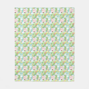 Niedlich-rosa-Camper-Camping Blanket Fleecedecke