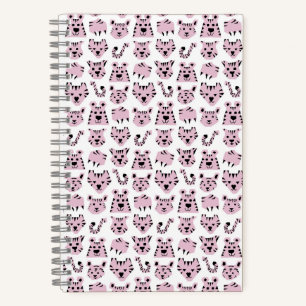 Niedlich rosa Cartoon Dschungelstift Notizbuch