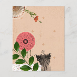 Niedlich rosa Collage Art Journal