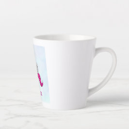 Niedlich rosa Einhorn mit Flügeln Milchtasse