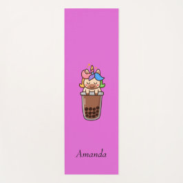 Niedlich-rosa Einhorn Yogamatte