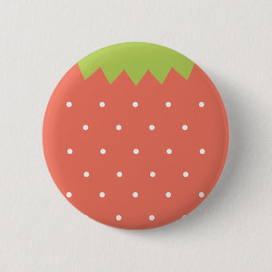 Niedlich rosa Erdbeertaste Button