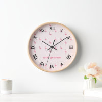Niedlich rosa Flamingo individuelle Name pink
