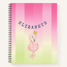 Niedlich rosa Flamingo Ombre Streifen