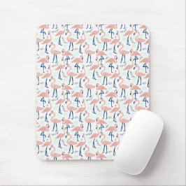 Niedlich rosa Flamingos Mousepad