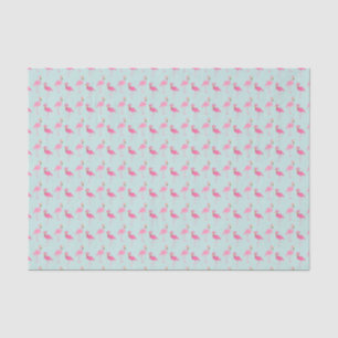 Niedlich rosa Flamingos Seidenpapier