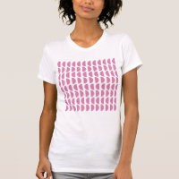 Niedlich rosa geometrische Formen Blockdruckmuster