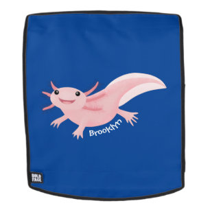 Niedlich-rosa-glückliche axolotl rucksack