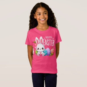 Niedlich, rosa Happy Ostersonne T-Shirt