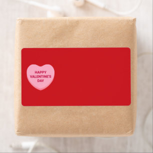 Niedlich rosa Herzklopfen am Valentinstag