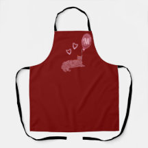 Niedlich rosa Katzenherzen Mit Monogramm