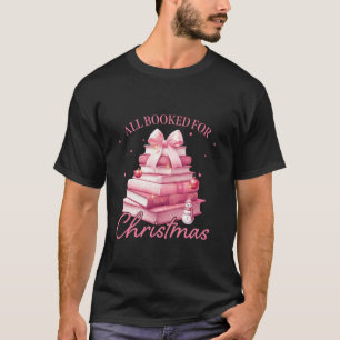 Niedlich rosa Kokette Weihnachtsbaum mit Bogen ein T-Shirt