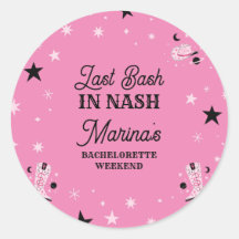 Niedlich rosa letzter Bash in Nash Nashville Bache