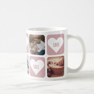 Niedlich rosa Liebe des benutzerdefinierten Fotos  Kaffeetasse