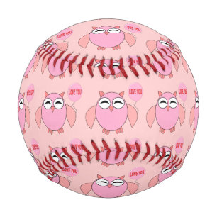 Niedlich-rosa-Liebe Sie kaufen Baseball