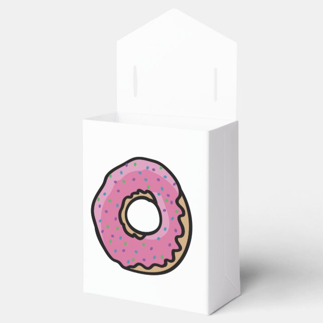 Niedlich-rosa Retrosprinklen Geschenkschachtel (Geöffnet)