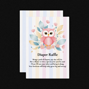 Niedlich rosa Schale Pastell Blumenmuster Babydusc Begleitkarte
