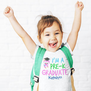 Niedlich rosa Schüssel vor dem K-Abschluss Kleinkind T-shirt