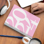 Niedlich rosa Typografie 2024 Planer<br><div class="desc">Minimalistischer Jahresplaner mit einem gürtnerisch rosa Hintergrund,  das Jahr "2024" in einem großen Serifen Schriftart Design,  und Ihren Namen.</div>