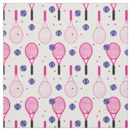 Niedlich rosa 💟 und lila 💜 Tennisschläger 🎾 Stoff