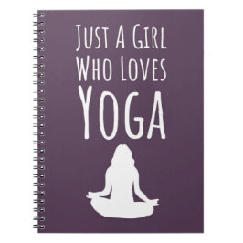 Niedlich rosa Yoga-Geschenke für Mädchen für Kinde Notizblock