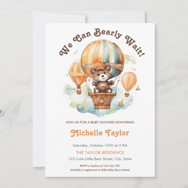 Niedlich rustikal können wir frühzeitig abwarten B Einladung (Vorderseite)