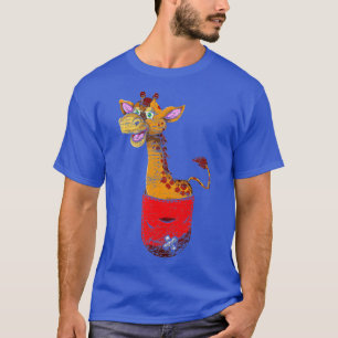 Niedlich Safari Animal Lover Zobewahrer Gift Pocke T-Shirt