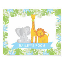 Niedlich Safari Animals Baby Boy Kinderzimmer Room