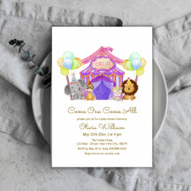 Niedlich Safari Circus Karneval Balloon Babydusche