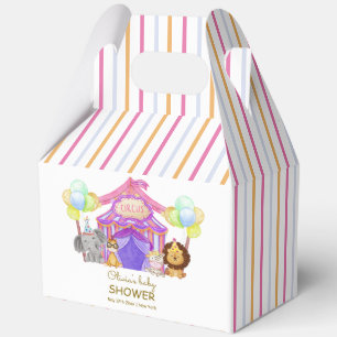 Niedlich Safari Circus Karneval Balloon Babydusche Geschenkschachtel