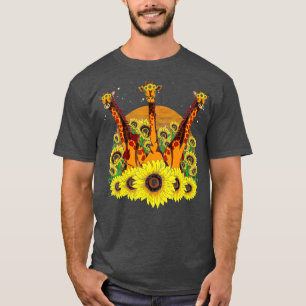 Niedlich Safari Sunshine Zoo Animal Africa Sunflow T-Shirt